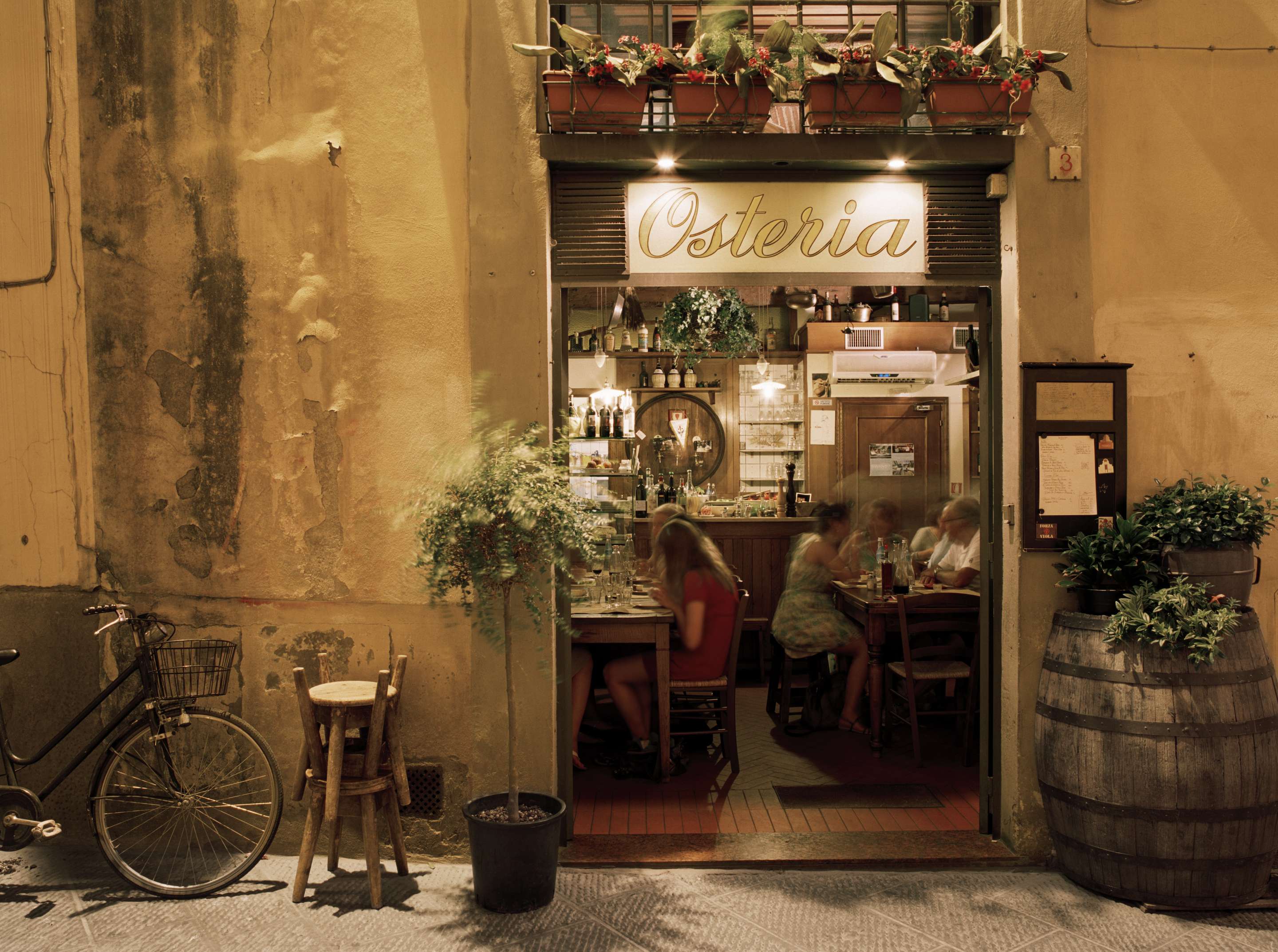 A restaurant in Florence